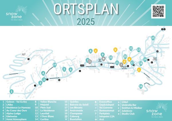 Ortsplan SnowZone 2025