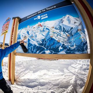 Lageplan Les Deux Alpes