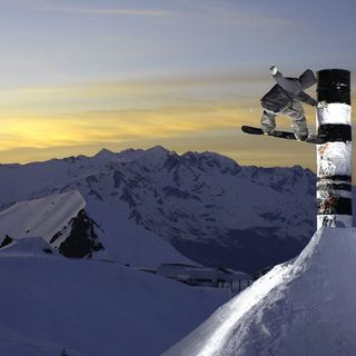 Sonnenuntergang Les 2 Alpes
